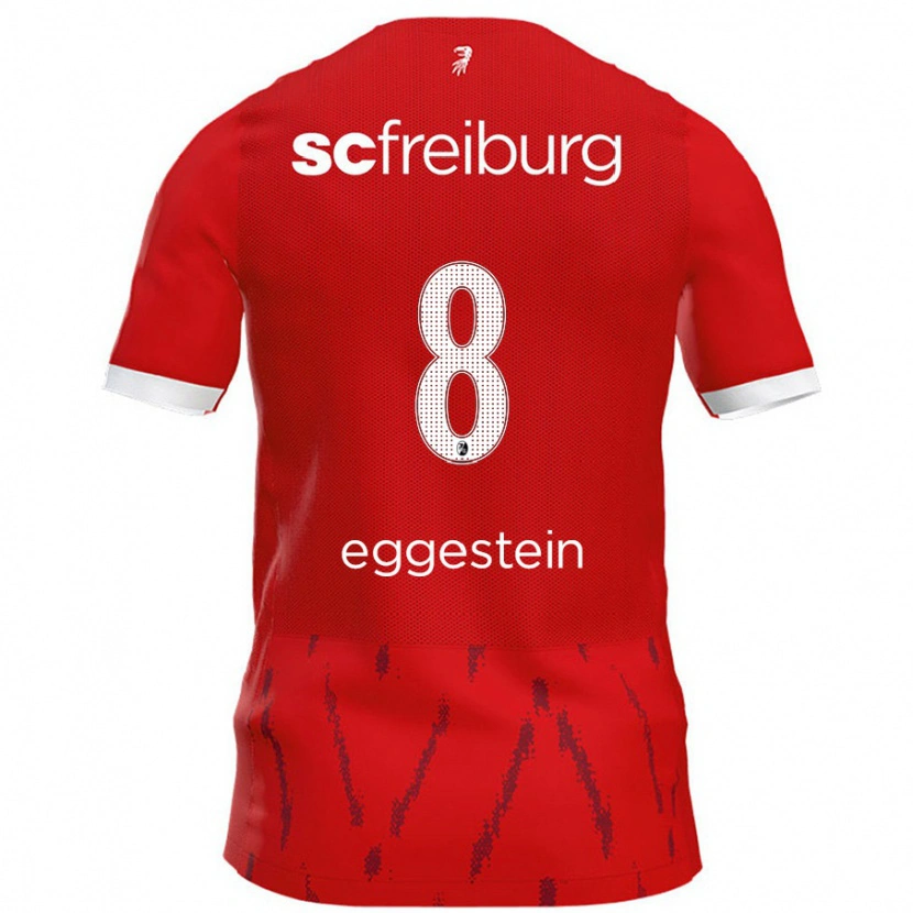 Danxen Herren Maximilian Eggestein #8 Rot Heimtrikot Trikot 2024/25 T-Shirt Schweiz
