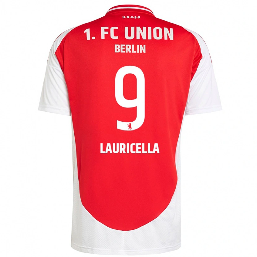 Danxen Herren Guiseppe Lauricella #9 Rot Weiß Heimtrikot Trikot 2024/25 T-Shirt Schweiz