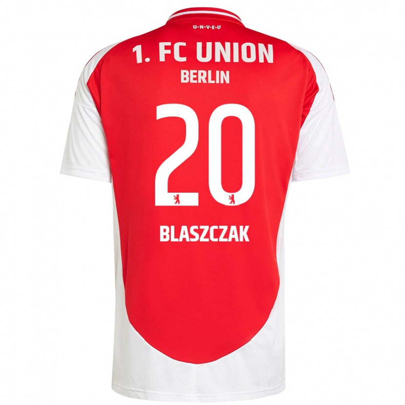 Danxen Herren Tim Blaszczak #20 Rot Weiß Heimtrikot Trikot 2024/25 T-Shirt Schweiz