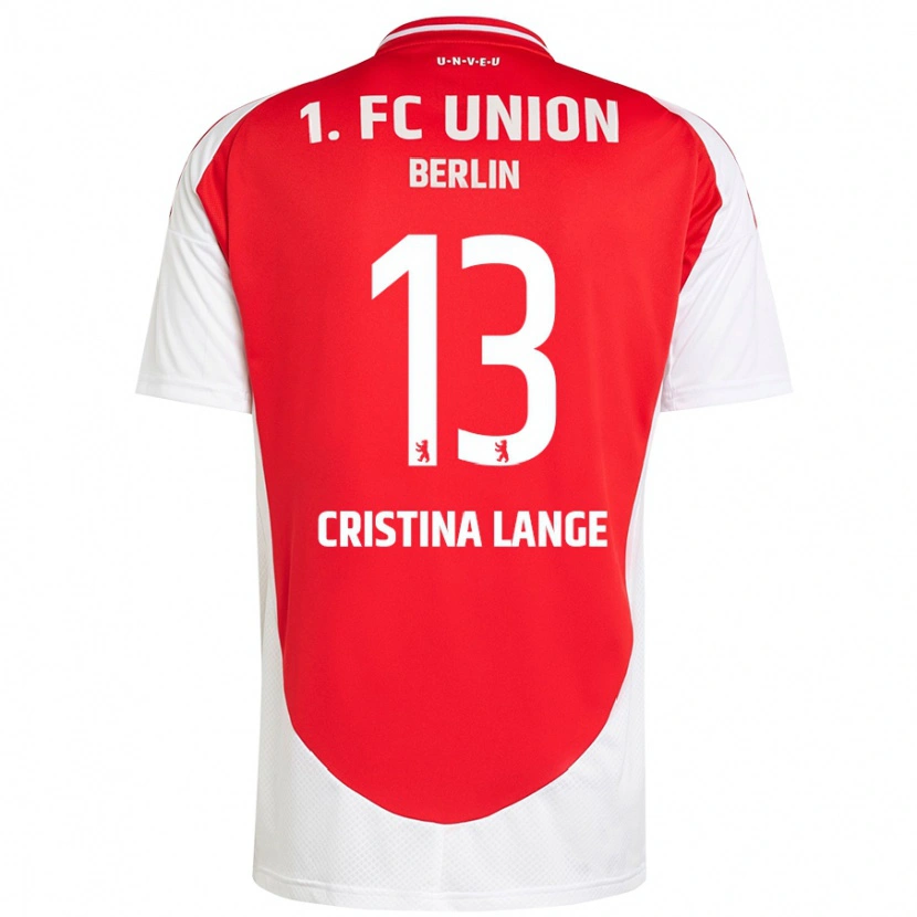 Danxen Herren Maria Cristina Lange #13 Rot Weiß Heimtrikot Trikot 2024/25 T-Shirt Schweiz