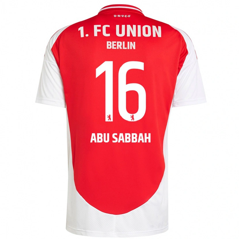 Danxen Herren Sarah Abu Sabbah #16 Rot Weiß Heimtrikot Trikot 2024/25 T-Shirt Schweiz