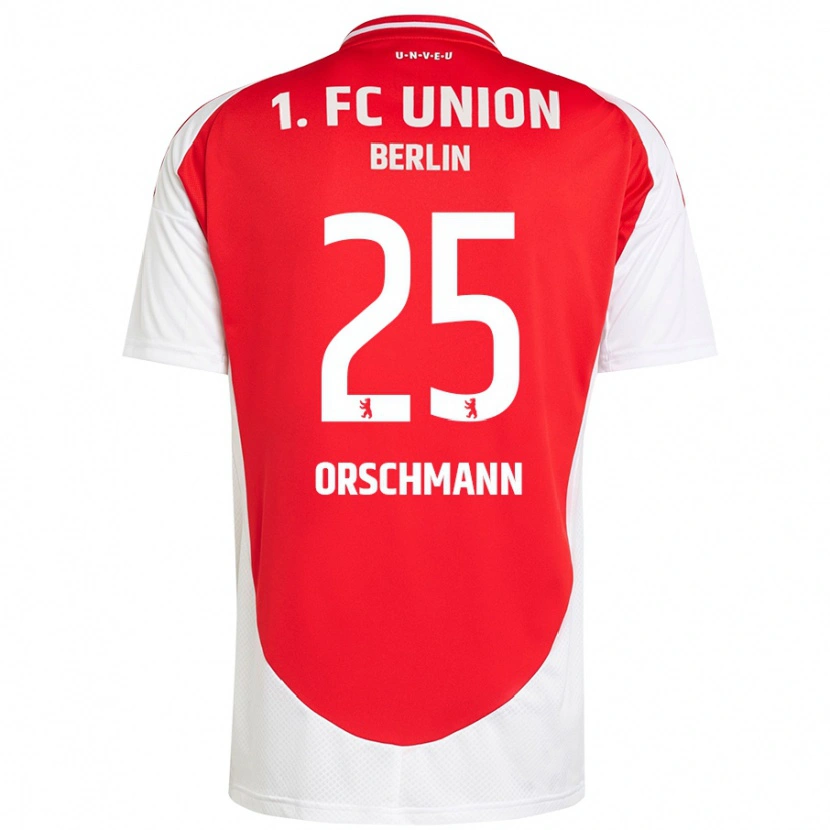 Danxen Herren Dina Orschmann #25 Rot Weiß Heimtrikot Trikot 2024/25 T-Shirt Schweiz