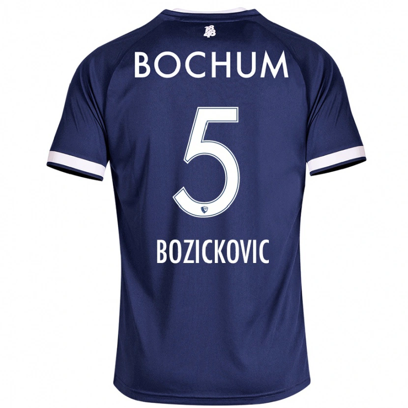 Danxen Herren Niko Bozickovic #5 Dunkelblau Heimtrikot Trikot 2024/25 T-Shirt Schweiz