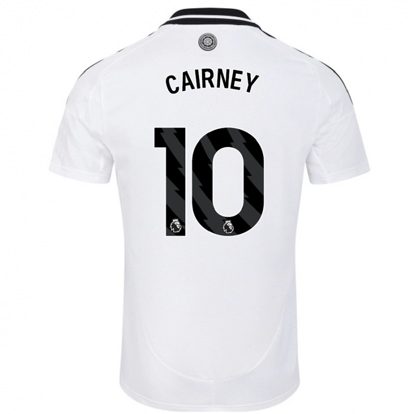 Danxen Herren Tom Cairney #10 Weiß Heimtrikot Trikot 2024/25 T-Shirt Schweiz