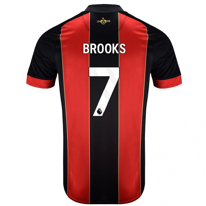 Danxen Herren David Brooks #7 Rot Schwarz Heimtrikot Trikot 2024/25 T-Shirt Schweiz