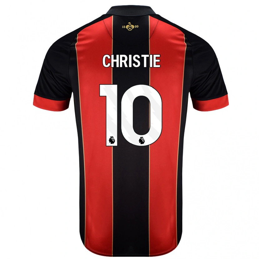 Danxen Herren Ryan Christie #10 Rot Schwarz Heimtrikot Trikot 2024/25 T-Shirt Schweiz