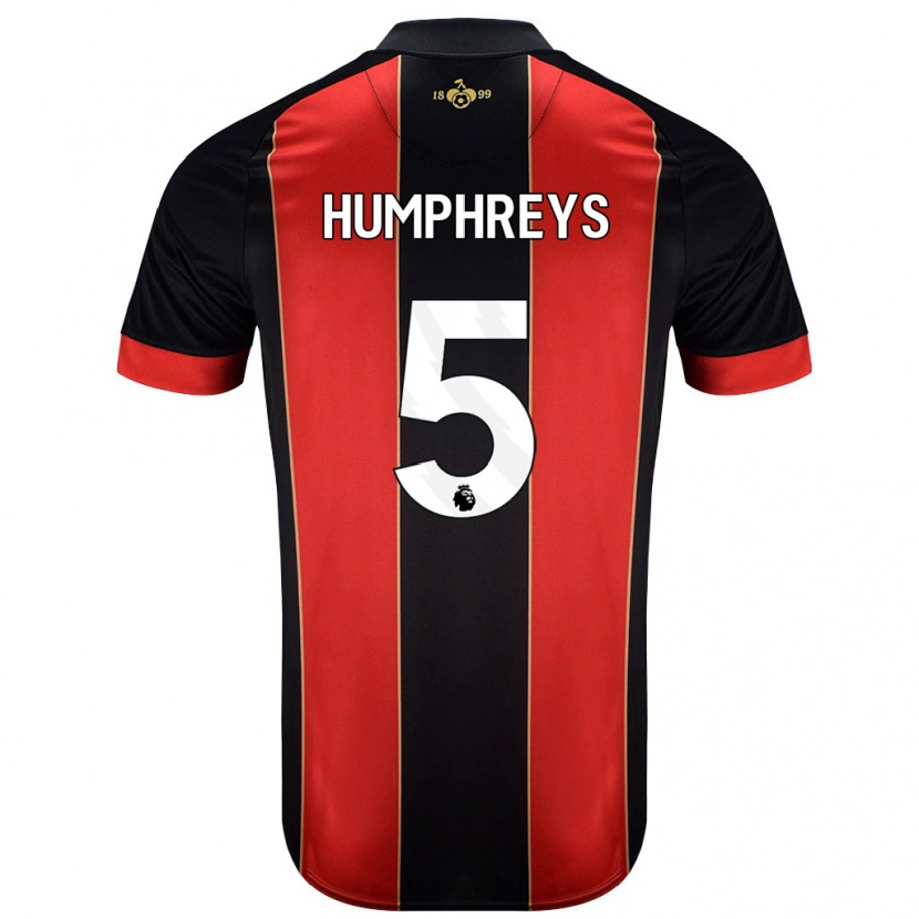 Danxen Herren Holly Humphreys #5 Rot Schwarz Heimtrikot Trikot 2024/25 T-Shirt Schweiz