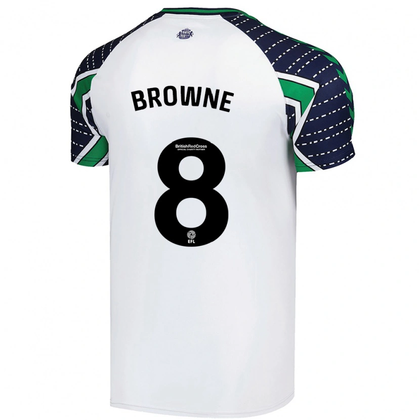 Danxen Herren Alan Browne #8 Weiß Auswärtstrikot Trikot 2024/25 T-Shirt Schweiz
