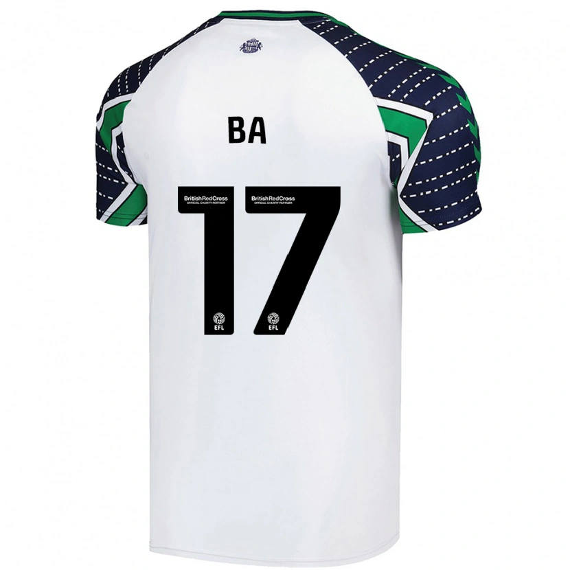 Danxen Herren Abdoullah Ba #17 Weiß Auswärtstrikot Trikot 2024/25 T-Shirt Schweiz