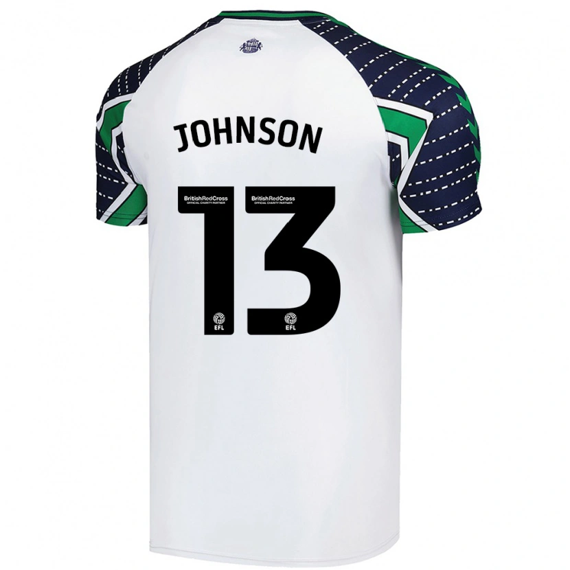 Danxen Herren Zak Johnson #13 Weiß Auswärtstrikot Trikot 2024/25 T-Shirt Schweiz