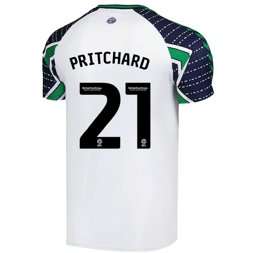 Danxen Herren Alex Pritchard #21 Weiß Auswärtstrikot Trikot 2024/25 T-Shirt Schweiz