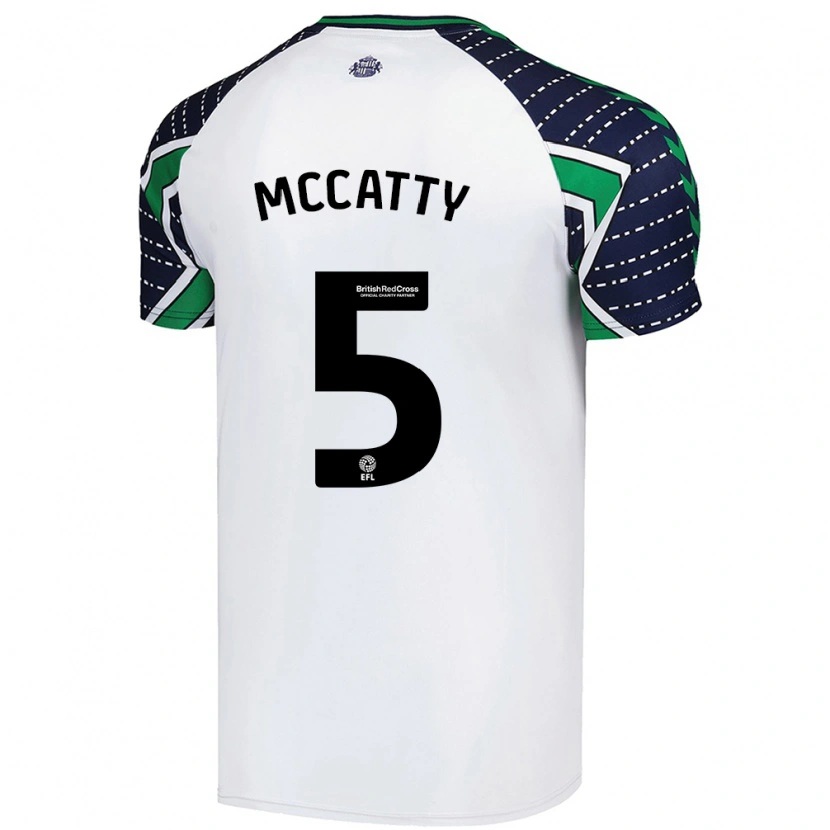 Danxen Herren Grace Mccatty #5 Weiß Auswärtstrikot Trikot 2024/25 T-Shirt Schweiz