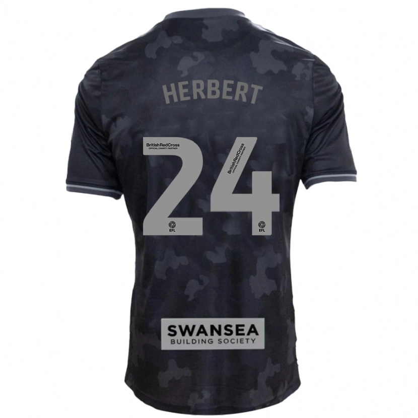 Danxen Herren Chelsea Herbert #24 Schwarz Auswärtstrikot Trikot 2024/25 T-Shirt Schweiz