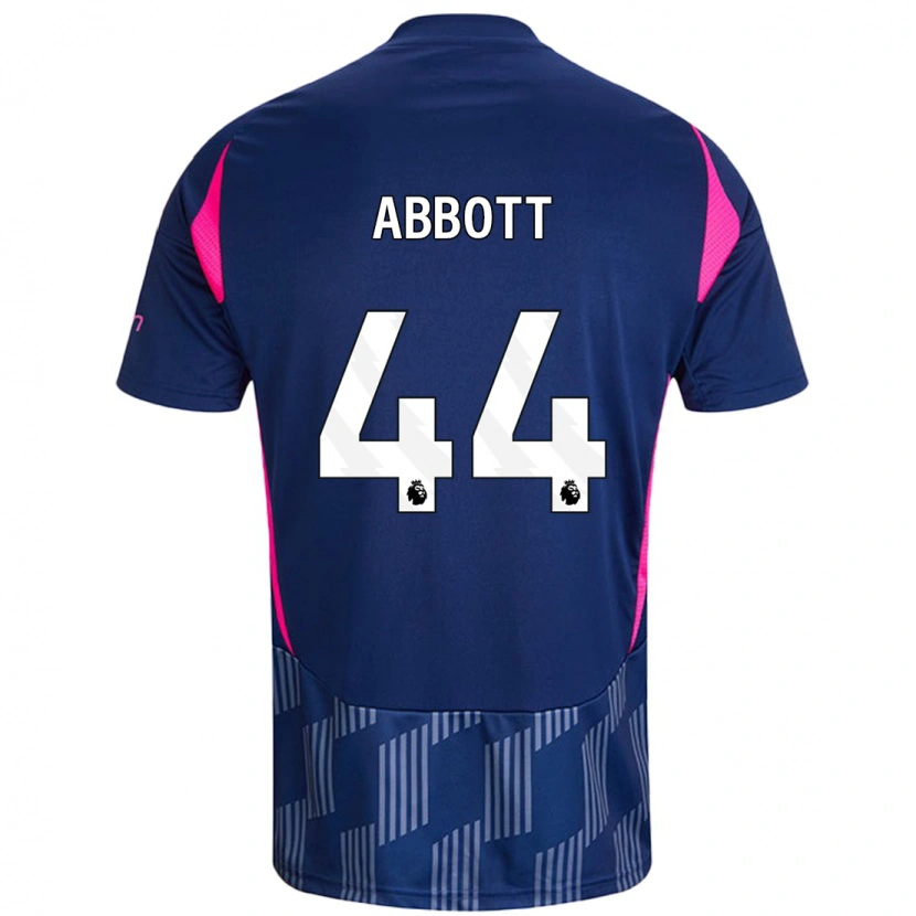 Danxen Herren Zach Abbott #44 Königsblau Rosa Auswärtstrikot Trikot 2024/25 T-Shirt Schweiz