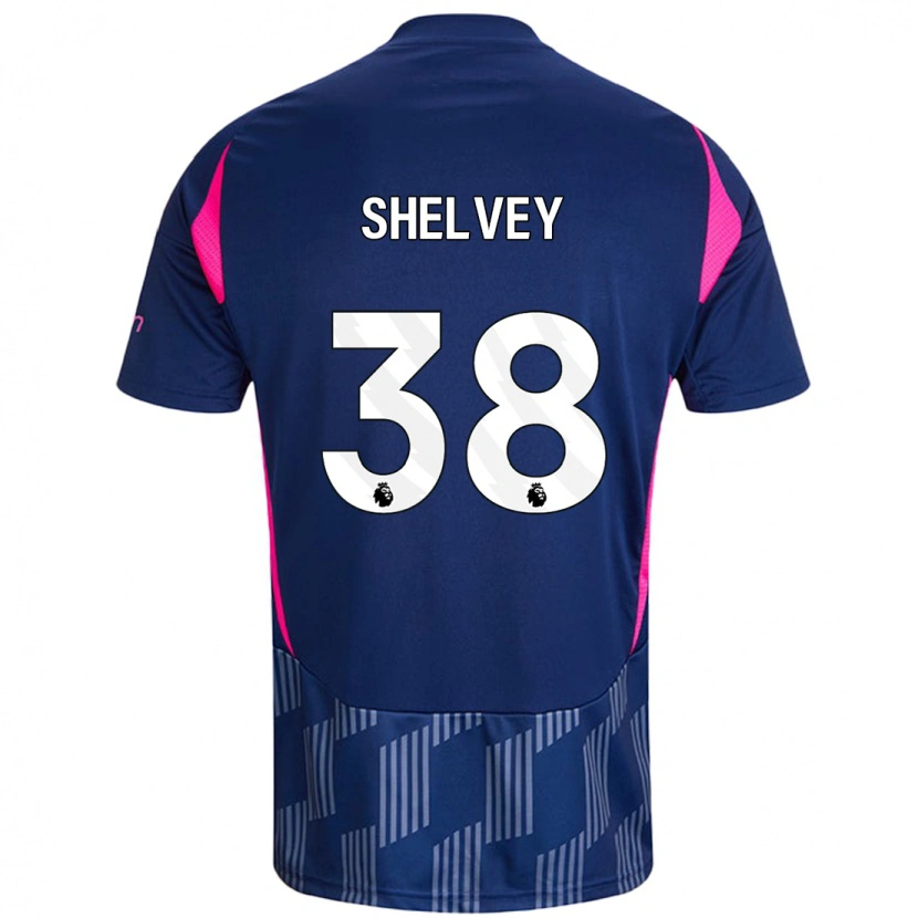Danxen Herren George Shelvey #38 Königsblau Rosa Auswärtstrikot Trikot 2024/25 T-Shirt Schweiz