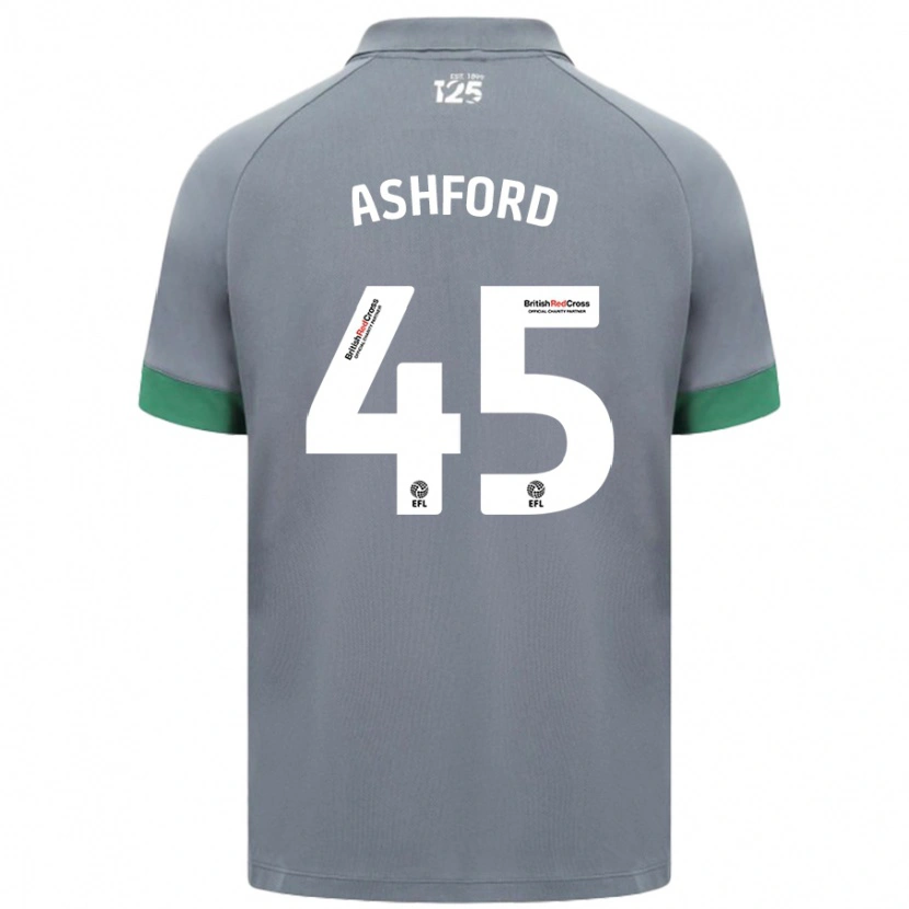 Danxen Herren Cian Ashford #45 Dunkelgrau Auswärtstrikot Trikot 2024/25 T-Shirt Schweiz