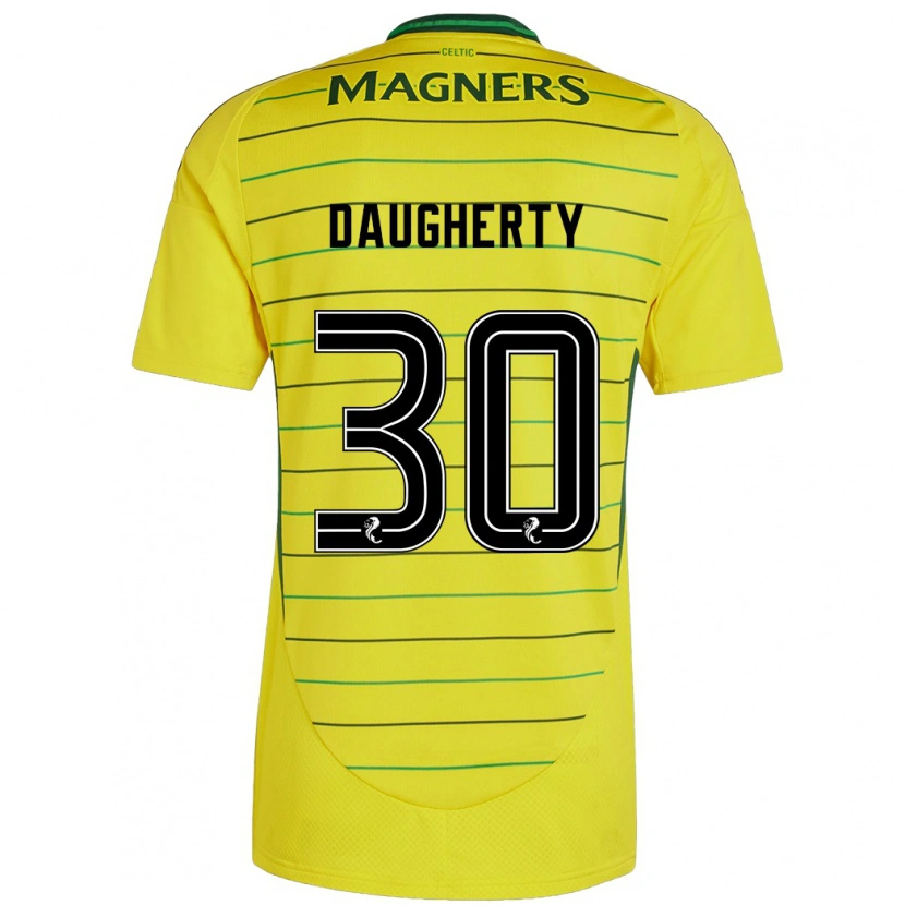 Danxen Herren Kelsey Daugherty #30 Gelb Auswärtstrikot Trikot 2024/25 T-Shirt Schweiz