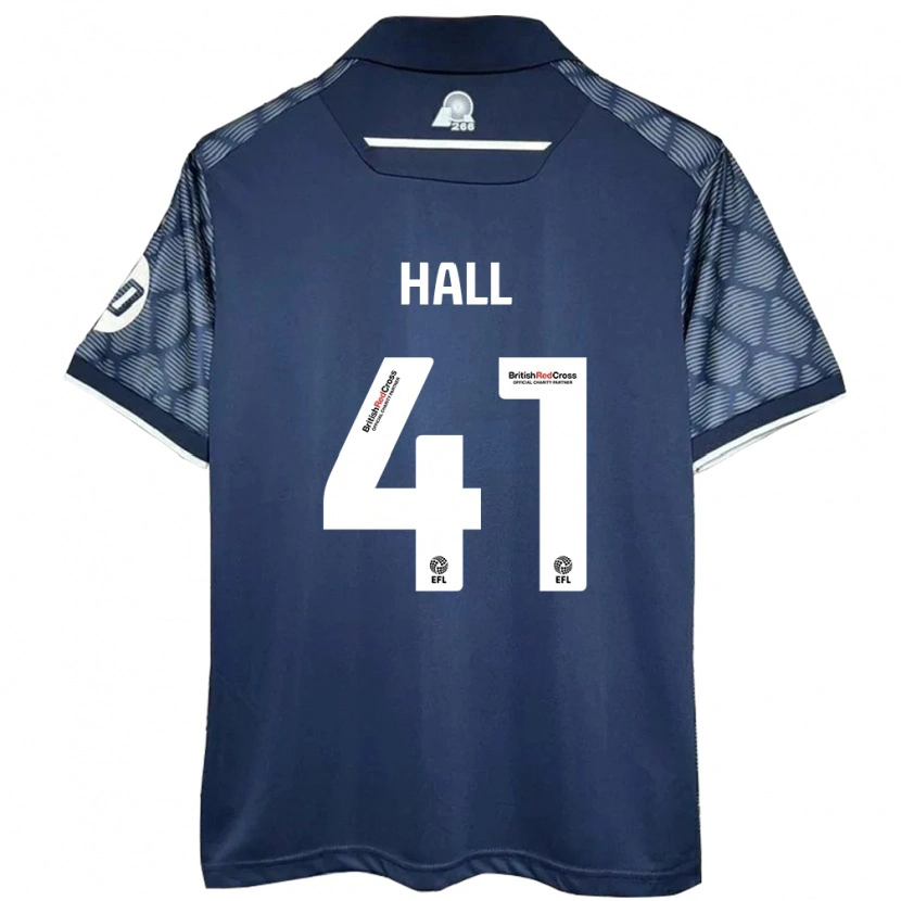 Danxen Herren Liam Hall #41 Schwarz Auswärtstrikot Trikot 2024/25 T-Shirt Schweiz