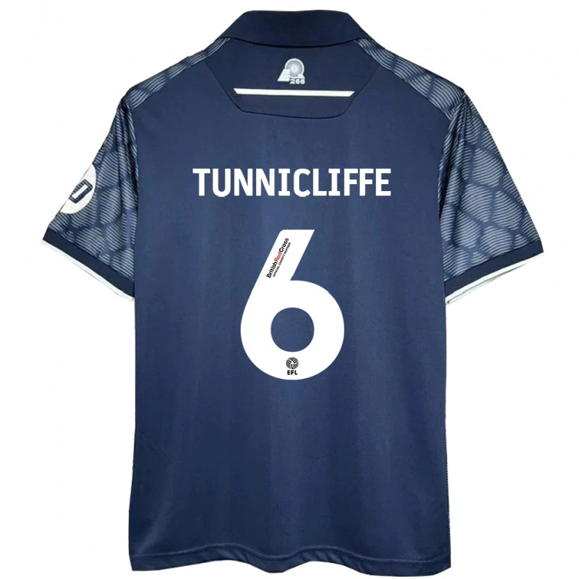 Danxen Herren Jordan Tunnicliffe #6 Schwarz Auswärtstrikot Trikot 2024/25 T-Shirt Schweiz