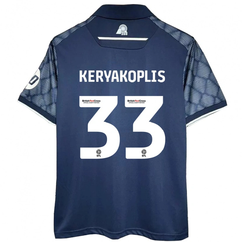 Danxen Herren Hannah Keryakoplis #33 Schwarz Auswärtstrikot Trikot 2024/25 T-Shirt Schweiz