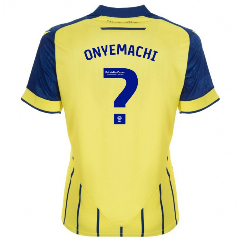 Danxen Herren Divine Onyemachi #0 Gelb Blau Auswärtstrikot Trikot 2024/25 T-Shirt Schweiz