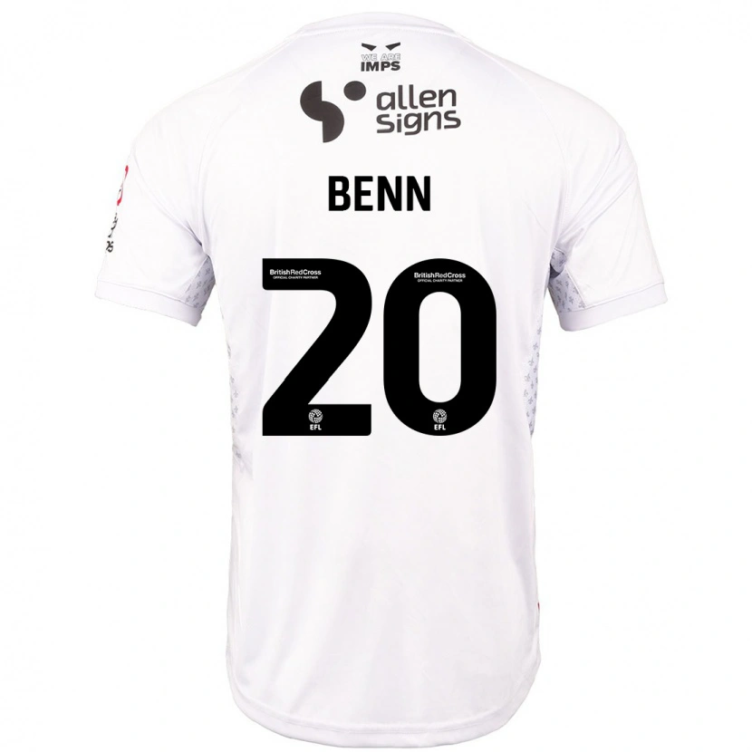 Danxen Herren Jay Benn #20 Rot Weiß Auswärtstrikot Trikot 2024/25 T-Shirt Schweiz