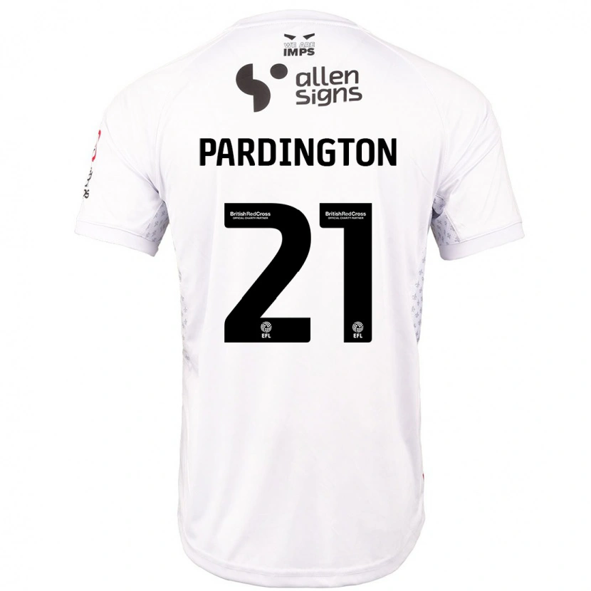 Danxen Herren Jamie Pardington #21 Rot Weiß Auswärtstrikot Trikot 2024/25 T-Shirt Schweiz
