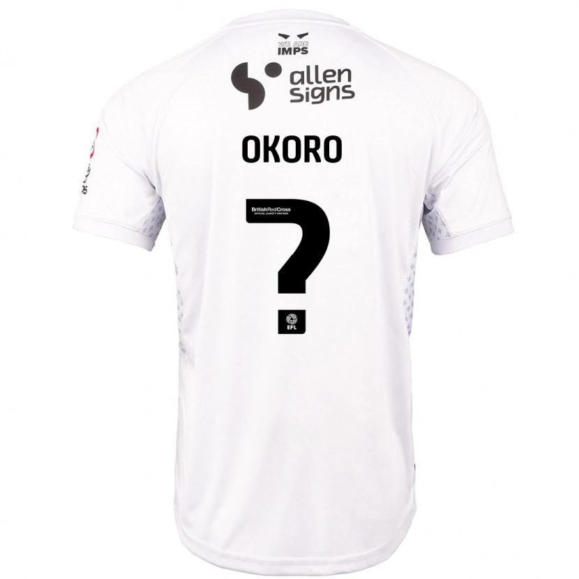 Danxen Herren Zane Okoro #0 Rot Weiß Auswärtstrikot Trikot 2024/25 T-Shirt Schweiz