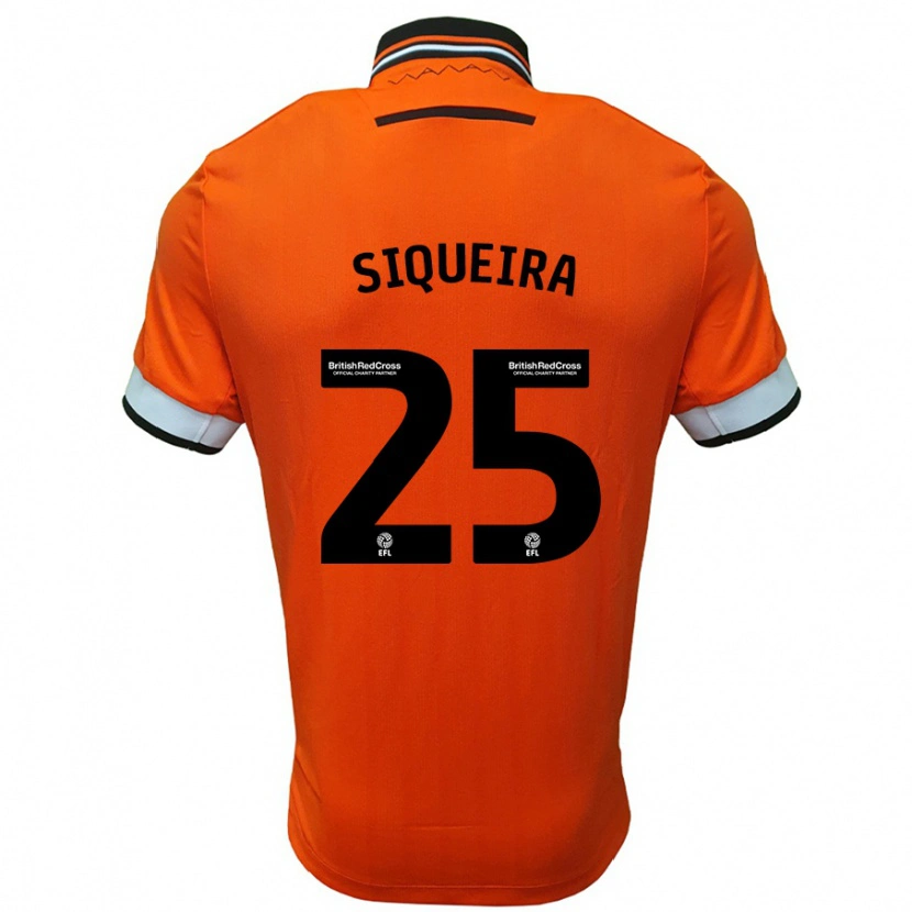 Danxen Herren Guilherme Siqueira #25 Orange Weiß Auswärtstrikot Trikot 2024/25 T-Shirt Schweiz