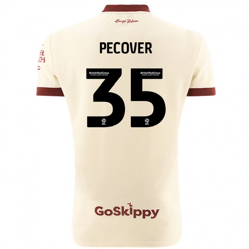 Danxen Herren Leo Pecover #35 Cremeweiß Auswärtstrikot Trikot 2024/25 T-Shirt Schweiz