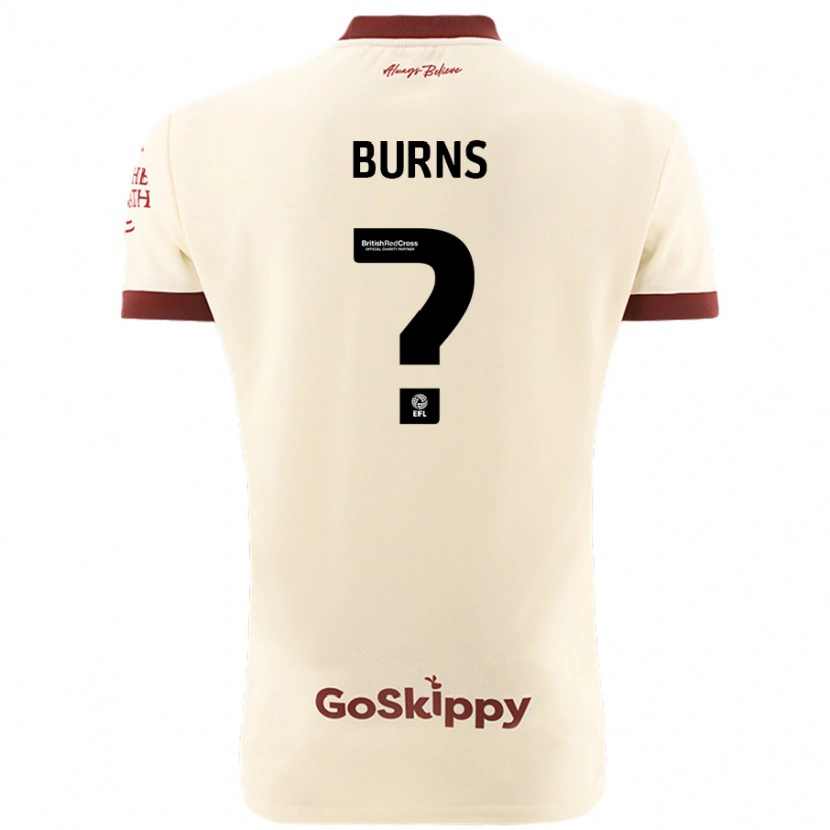 Danxen Herren Jacqueline Burns #0 Cremeweiß Auswärtstrikot Trikot 2024/25 T-Shirt Schweiz