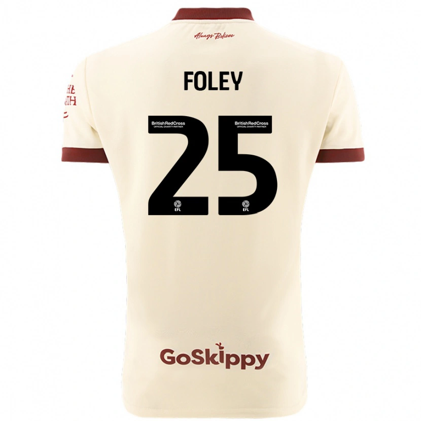 Danxen Herren Erin Foley #25 Cremeweiß Auswärtstrikot Trikot 2024/25 T-Shirt Schweiz