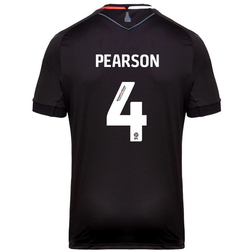 Danxen Herren Ben Pearson #4 Schwarz Auswärtstrikot Trikot 2024/25 T-Shirt Schweiz