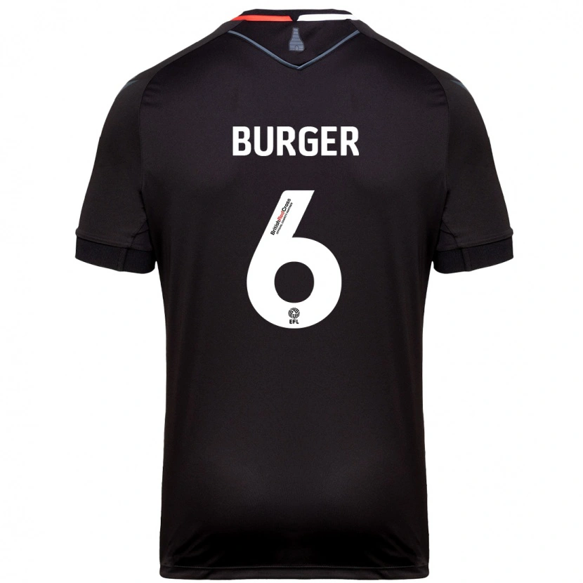 Danxen Herren Wouter Burger #6 Schwarz Auswärtstrikot Trikot 2024/25 T-Shirt Schweiz