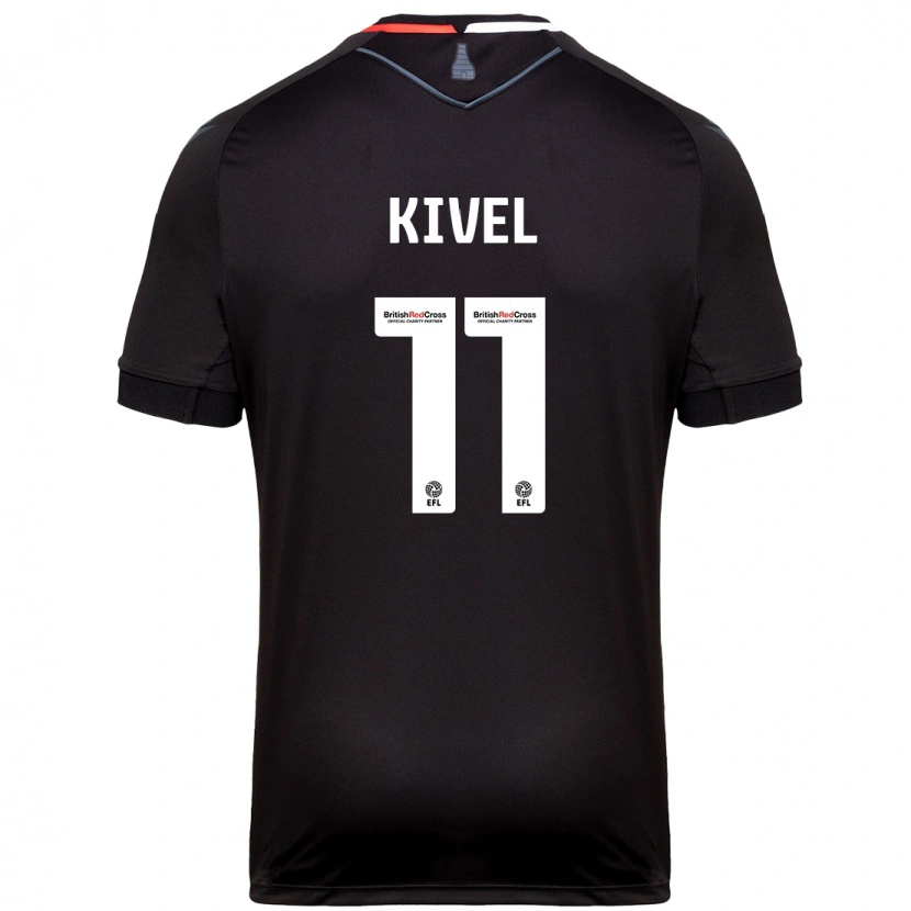 Danxen Herren Roisin Kivel #11 Schwarz Auswärtstrikot Trikot 2024/25 T-Shirt Schweiz