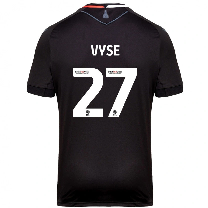 Danxen Herren Ryah Vyse #27 Schwarz Auswärtstrikot Trikot 2024/25 T-Shirt Schweiz