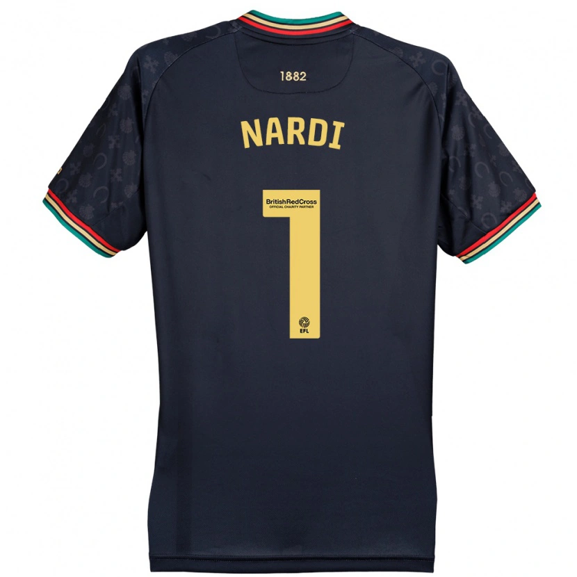 Danxen Herren Paul Nardi #1 Dunkelmarineblau Auswärtstrikot Trikot 2024/25 T-Shirt Schweiz