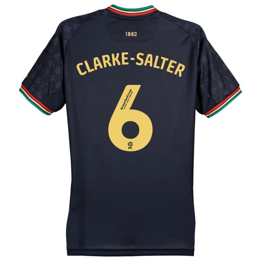 Danxen Herren Jake Clarke-Salter #6 Dunkelmarineblau Auswärtstrikot Trikot 2024/25 T-Shirt Schweiz