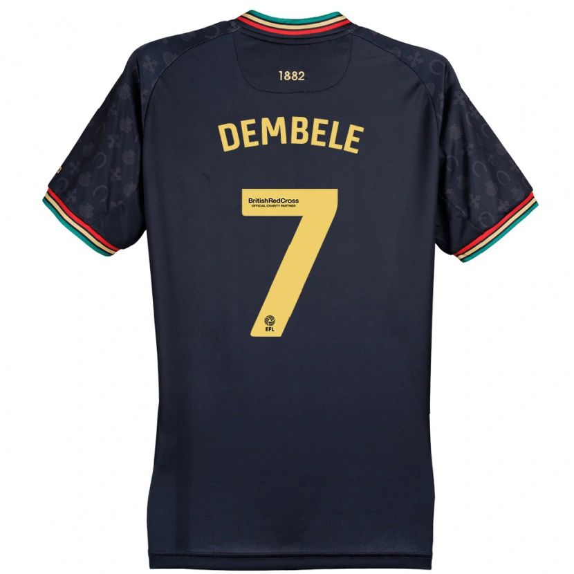 Danxen Herren Karamoko Dembélé #7 Dunkelmarineblau Auswärtstrikot Trikot 2024/25 T-Shirt Schweiz