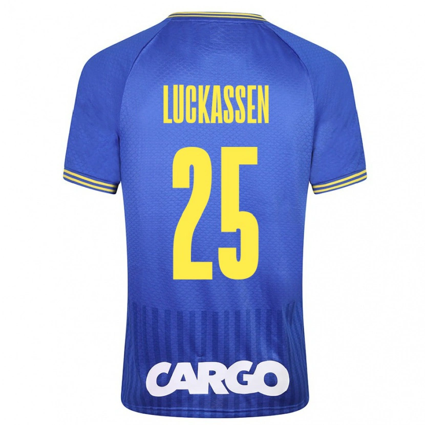 Danxen Herren Derrick Luckassen #25 Weiß Auswärtstrikot Trikot 2024/25 T-Shirt Schweiz