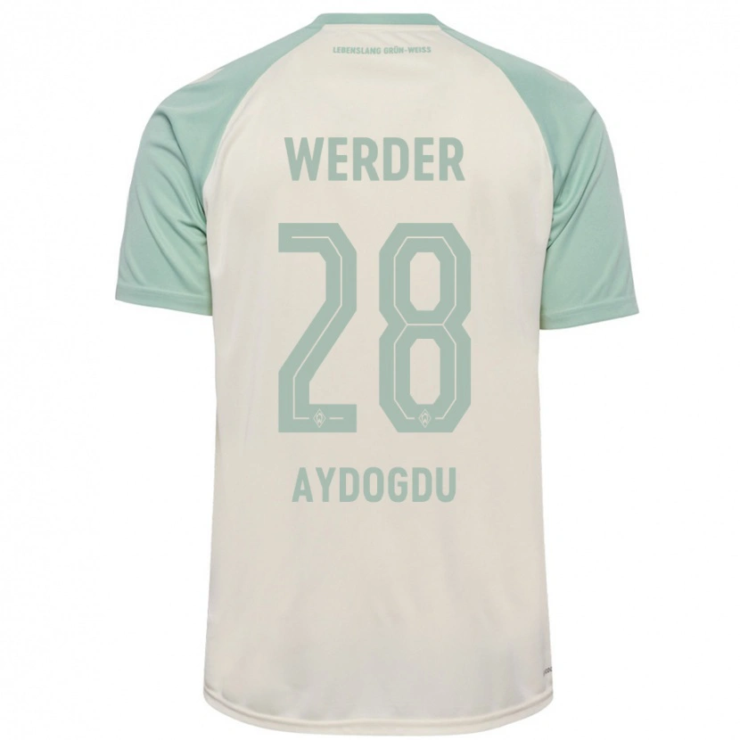 Danxen Herren Onur Aydogdu #28 Cremeweiß Hellgrün Auswärtstrikot Trikot 2024/25 T-Shirt Schweiz
