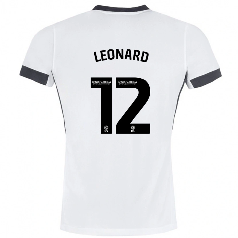 Danxen Herren Marc Leonard #12 Weiß Schwarz Auswärtstrikot Trikot 2024/25 T-Shirt Schweiz