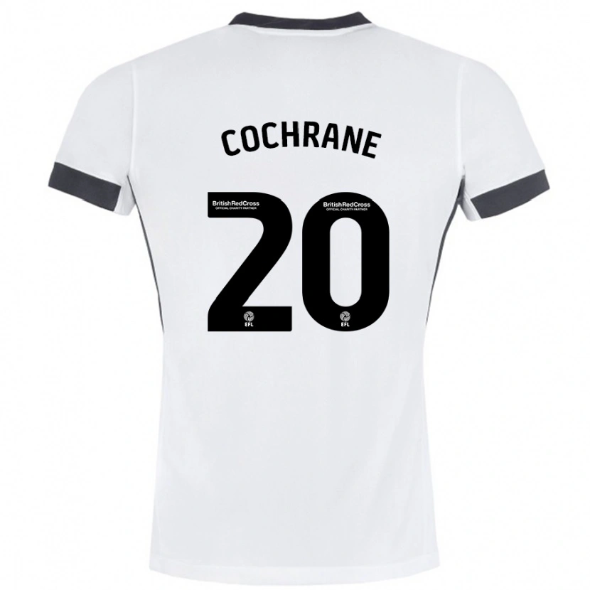 Danxen Herren Alex Cochrane #20 Weiß Schwarz Auswärtstrikot Trikot 2024/25 T-Shirt Schweiz