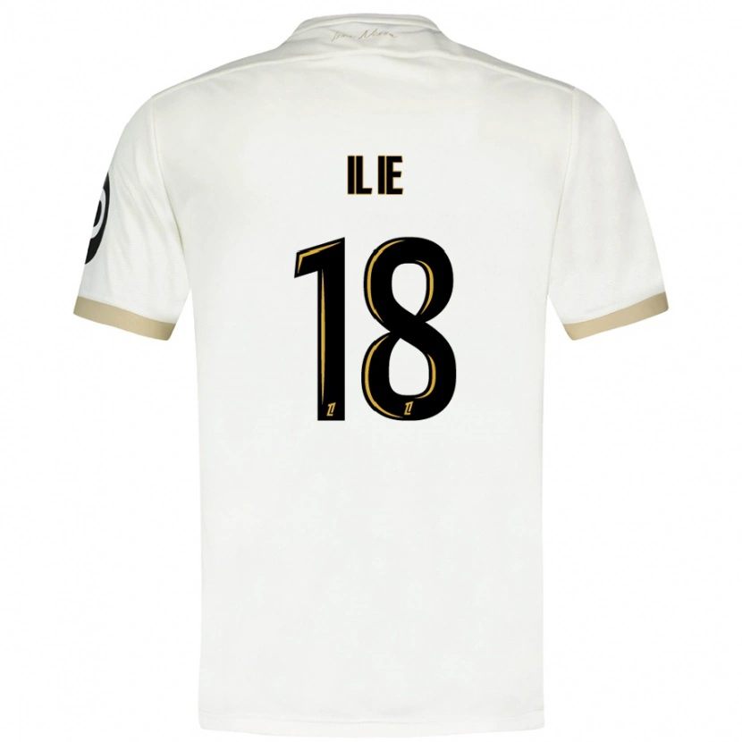 Danxen Herren Rareș Ilie #18 Weißgold Auswärtstrikot Trikot 2024/25 T-Shirt Schweiz