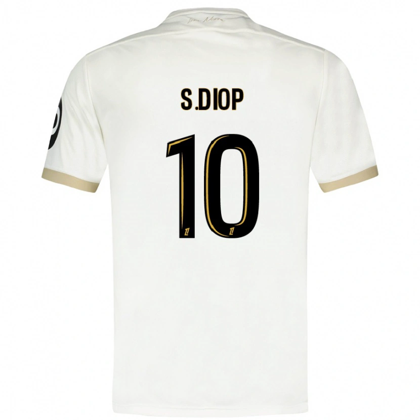 Danxen Herren Sofiane Diop #10 Weißgold Auswärtstrikot Trikot 2024/25 T-Shirt Schweiz