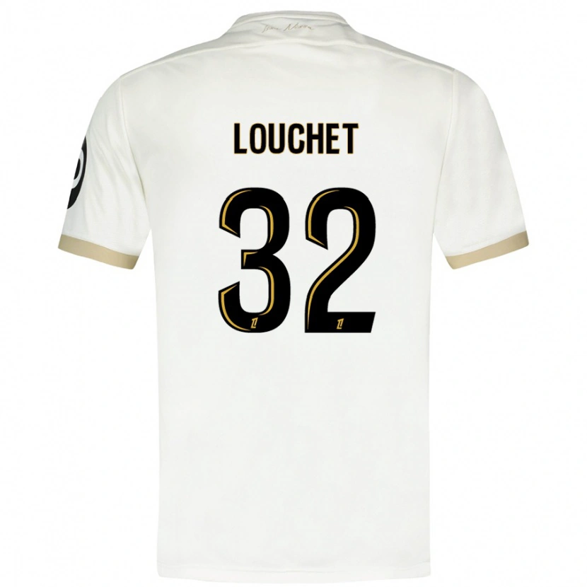 Danxen Herren Tom Louchet #32 Weißgold Auswärtstrikot Trikot 2024/25 T-Shirt Schweiz