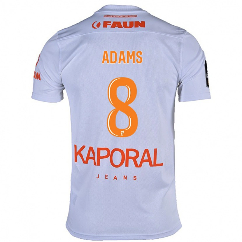 Danxen Herren Akor Adams #8 Weiß Auswärtstrikot Trikot 2024/25 T-Shirt Schweiz