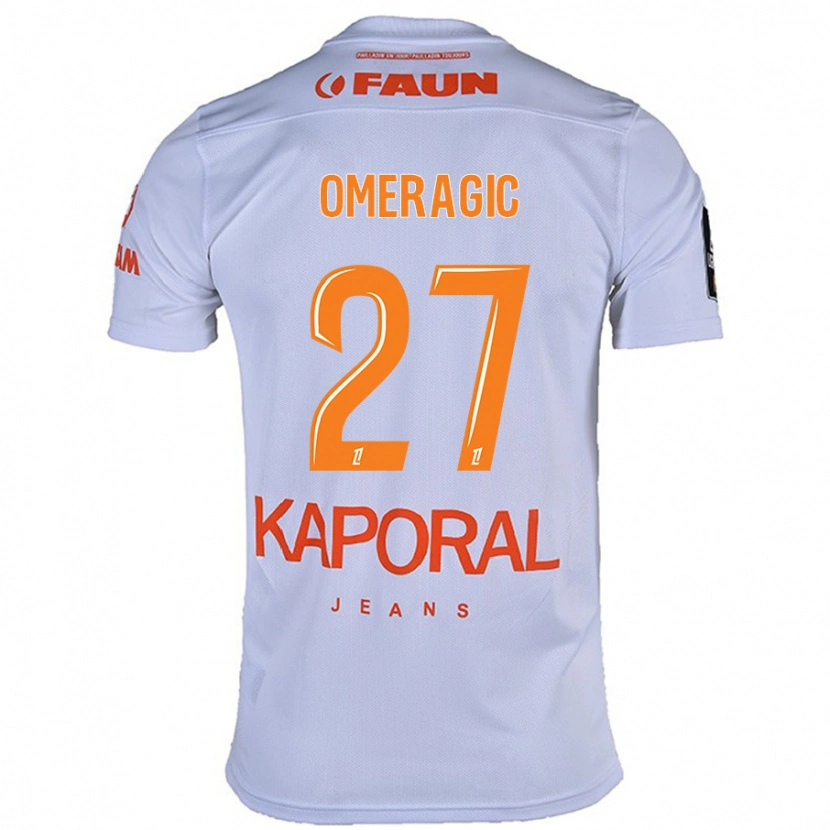 Danxen Herren Becir Omeragic #27 Weiß Auswärtstrikot Trikot 2024/25 T-Shirt Schweiz