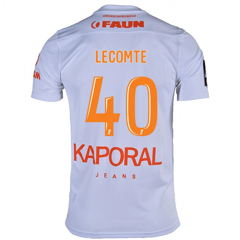 Danxen Herren Benjamin Lecomte #40 Weiß Auswärtstrikot Trikot 2024/25 T-Shirt Schweiz