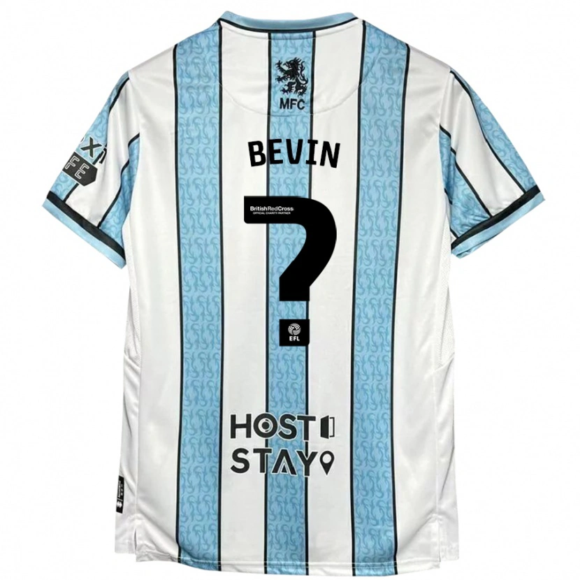 Danxen Herren Leandro Bevin #0 Weiß Blau Auswärtstrikot Trikot 2024/25 T-Shirt Schweiz